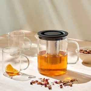 Cheap CASA CHAI Bule 1,5 L Preto, Transparente