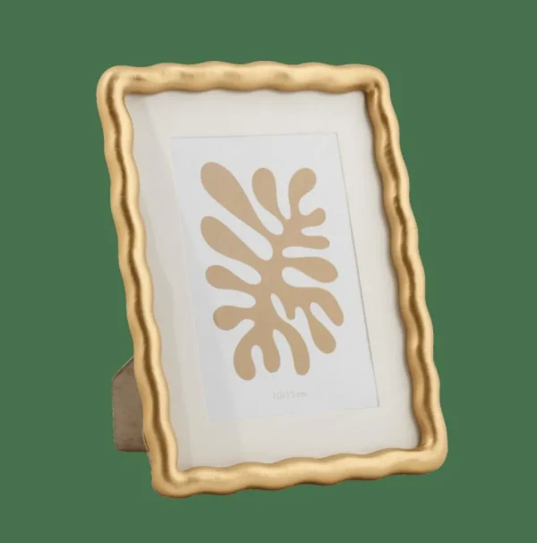 Best CASA FLOWY Moldura Dourado