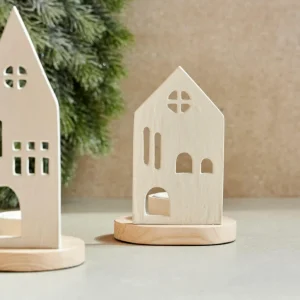 Best CASA HOME Porta-vela Para Lamparina Branco, Natural