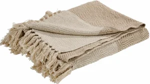 Cheap CASA LINNE Almofada Castanho