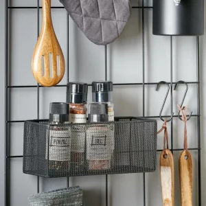 Fashion CASA MODULAR Cesto De Fios Preto