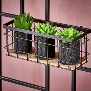 Best Sale CASA MODULAR Cesto De Fios Preto