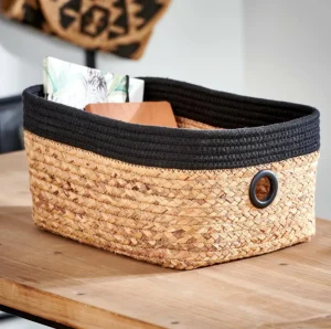 Best Sale CASA NATUREL Cesto Gaveta Preto, Natural