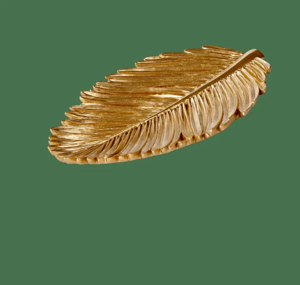 Cheap CASA PALM Folha Decorativa Dourado