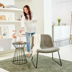 Store CASA STRAPES Mesa Auxiliar Preto